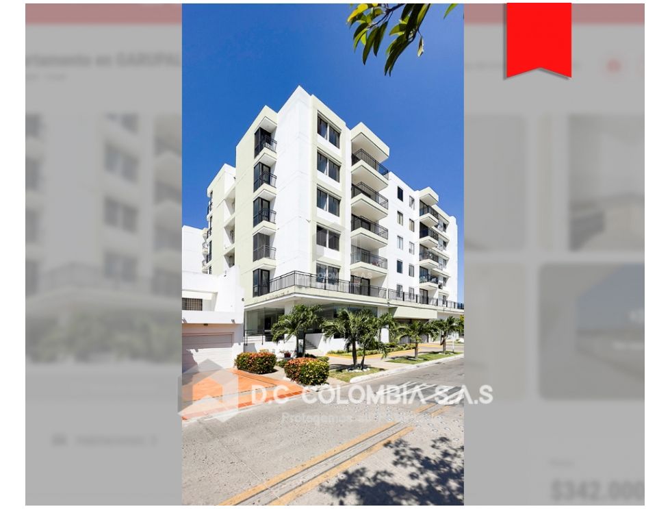 APARTAMENTO 303 TORRE 2 EN VENTA - BALCONES DE GARUPAL - VALLEDUPAR