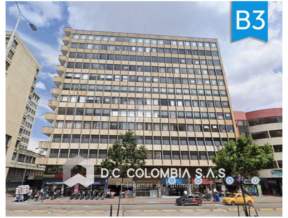 OFICINA 201 EN VENTA EN EL EDIFICIO SARAGÁ EN EL CENTRO DE BOGOTÁ