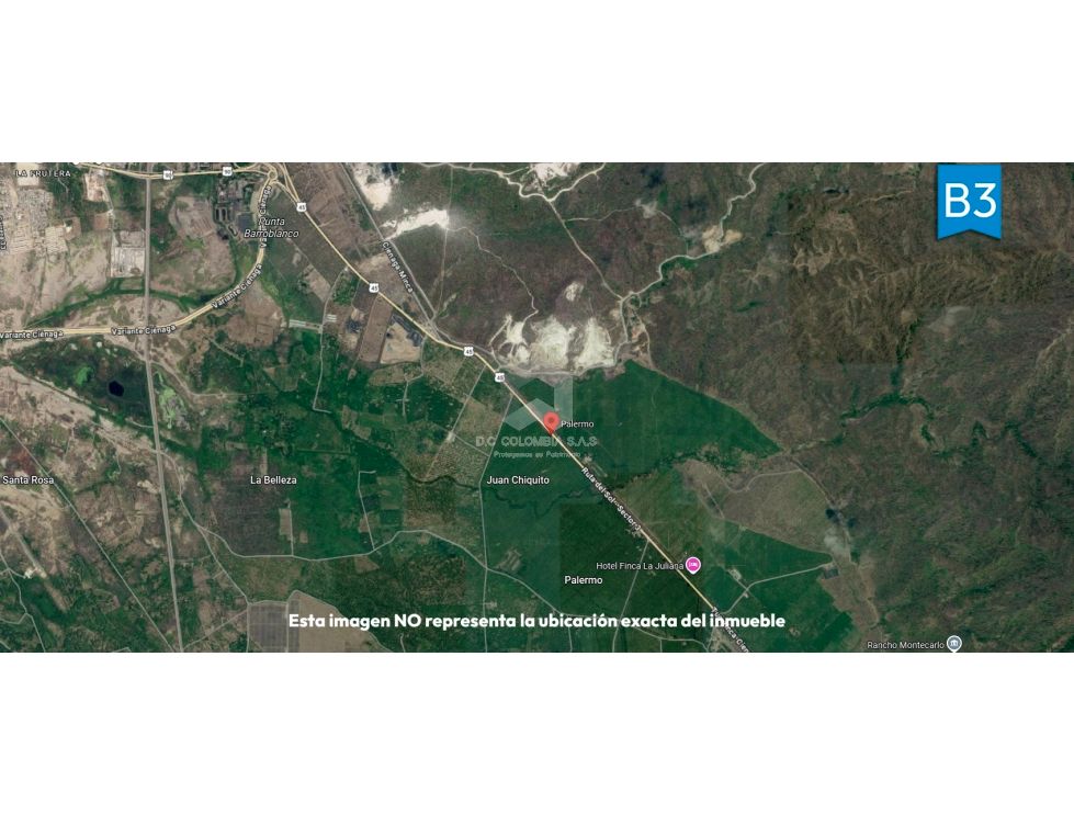 Lote en Venta en el Corregimiento Palermo en Magdalena